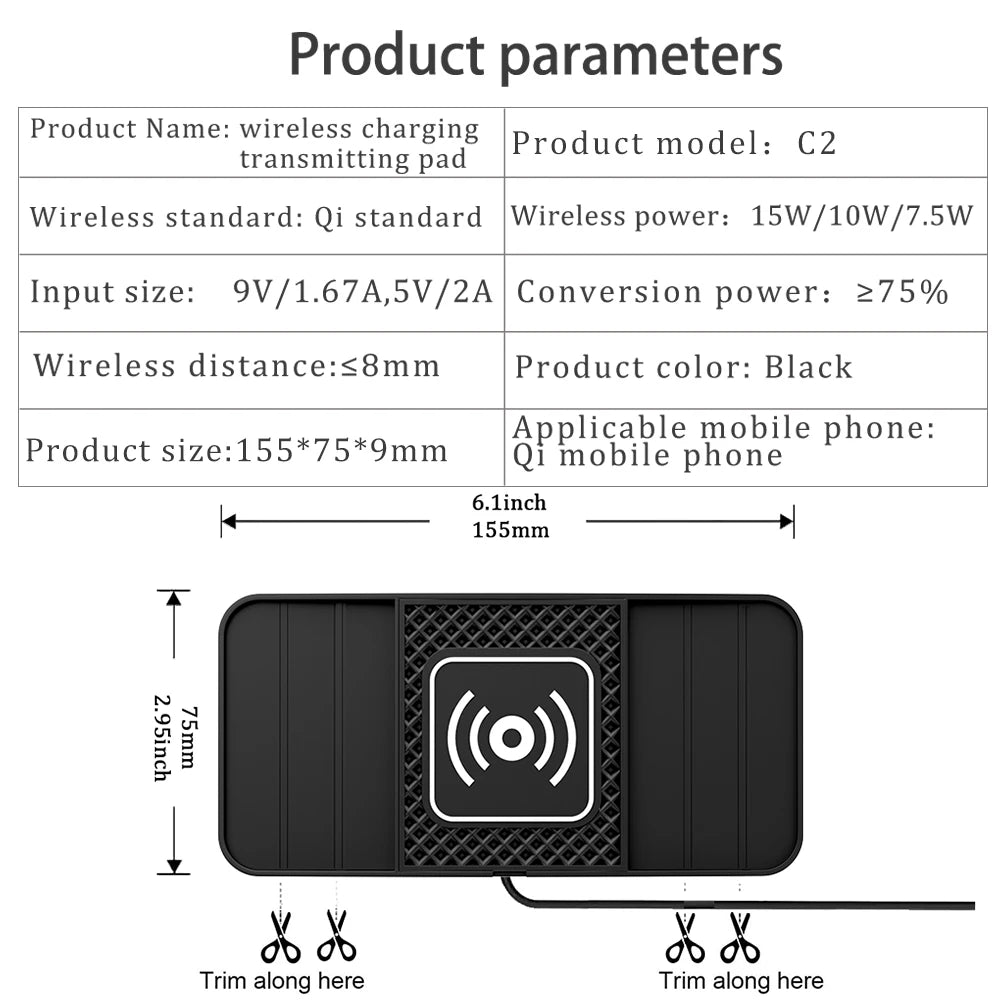 Fast Wireless Charging Pad (15W)