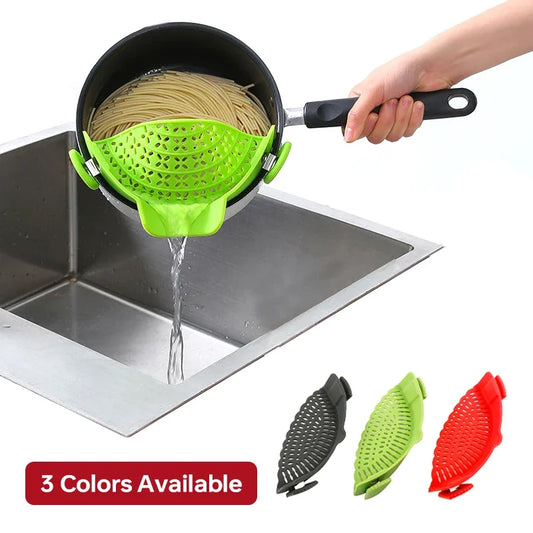 Universal Silicone Clip on Strainer